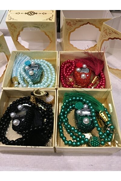 OSMANLI Kutulu Tesbih Seti(zikirmatik-inci Tesbih)mavi