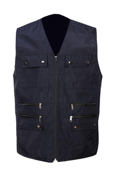 Sanalbolluk Navy Colored Hunter Summer Vest