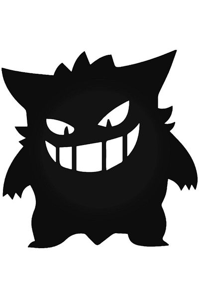 Universal Pokemon Go Gengar Gaming Sticker Car Auto Rigging Wall Sticker 20 cm