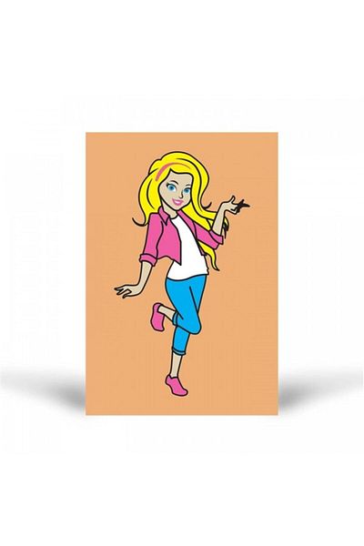 Artikel Cute Girl Salt Painting Game, Educational Activity, Sand Painting Game