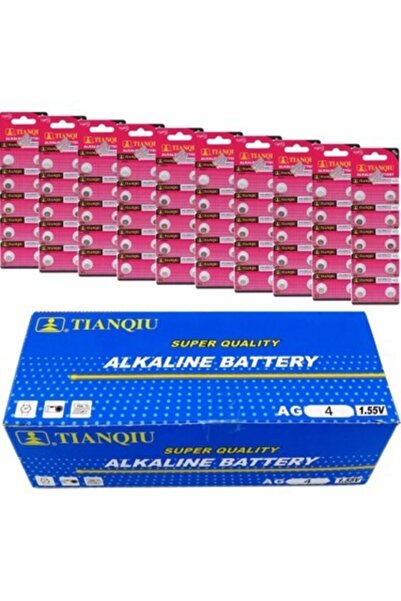 TIANQIU Ag4 377 Lr626 377a Sr626 177 Alkalin Pil 100 Adet