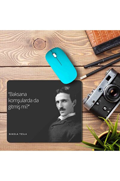 ART HEDİYE Tesla Elektirk Baksana a fost la vecinul tău Mouse Pad Mousepad