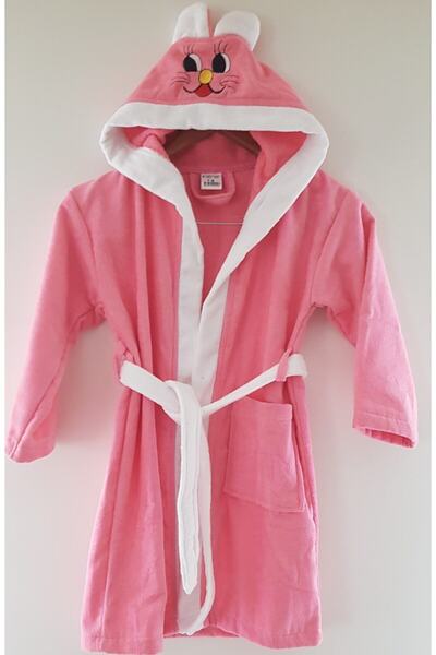 My Sweet Baby %100 Pamuk Kapşonlu Çocuk Bornozu, Kız-erkek Bornoz