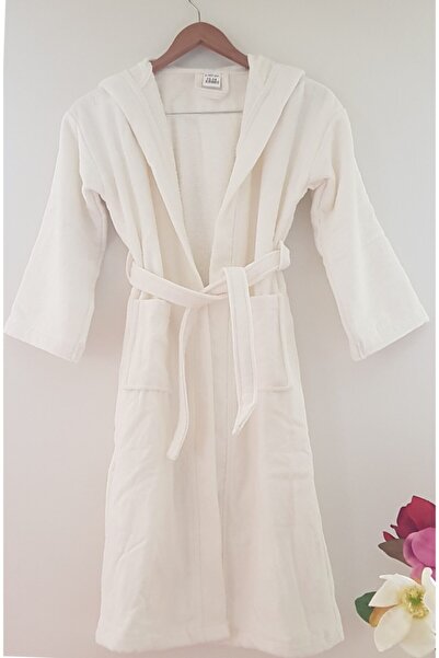 My Sweet Baby %100 Pamuk Kapşonlu Çocuk Bornozu, Kız-erkek Kadife Bornoz