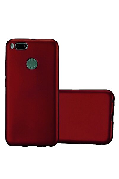 Molly Xiaomi Mi A1 Uyumlu Bordo Mat Silikon Kılıf