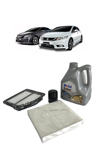 CARDANADAM 2013-2016 Honda Civic Yağ Bakım Seti Yağ Ve Yağ Filtresi Polen Ve ...