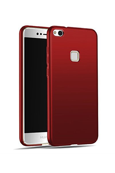 Molly Huawei P10 Lite Uyumlu Bordo Mat Silikon Kılıf
