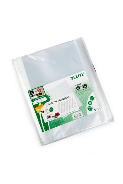 Leitz Leıtz 4796 T A4 Perforated Bag File 100 Pack