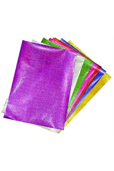 Lino Shimmering Handicraft Paper 10 Pieces Mixed Color