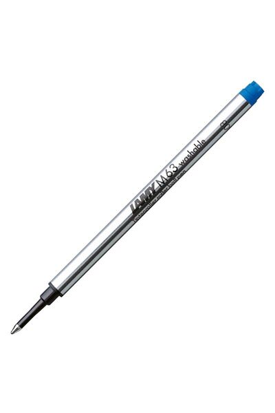 Lamy قلم رولر مع غطاء قابل لإعادة التعبئة، طرف واحد أزرق B M63m-b