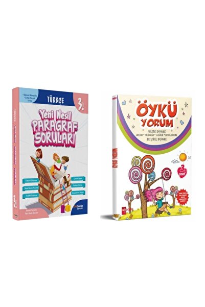 Onburda Yayınları 3.sınıf Yeni Nesil Paragraf + Artı Eğitim 3.sınıf Öykü Yorum