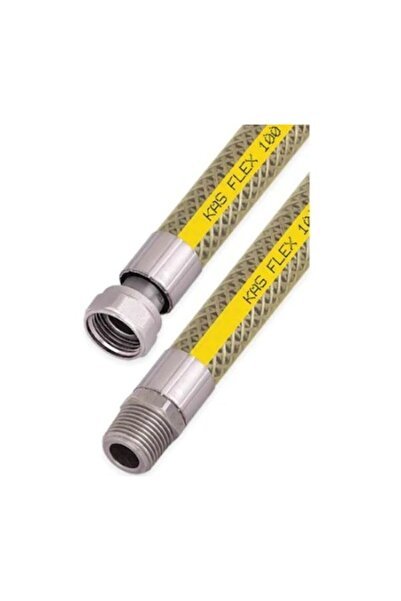 Örgülü Doğalgaz Bağlantı Flexi 1/2"-1/2" 150 Cm