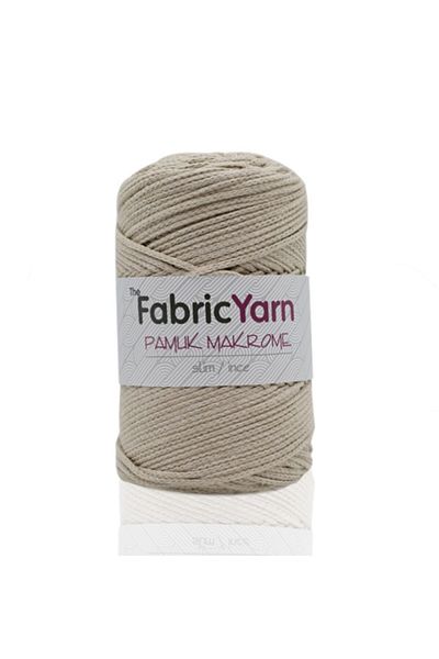 The Fabric Yarn خيط رفيع من القطن باللون البيج