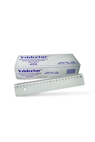 Yıldızlar Plastic Ruler No:4 20 cm