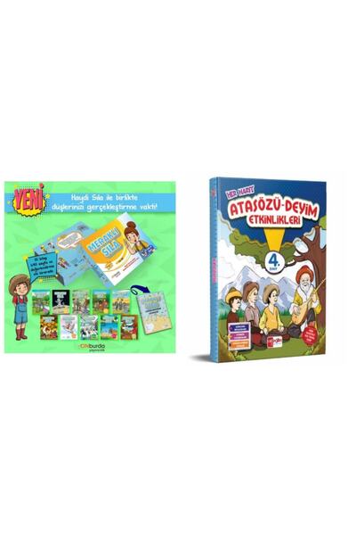 Onburda Yayınları 4.sınıf Meraklı Sıla 10 Lu Hikaye + Artı Eğitim Yayın Atasö...