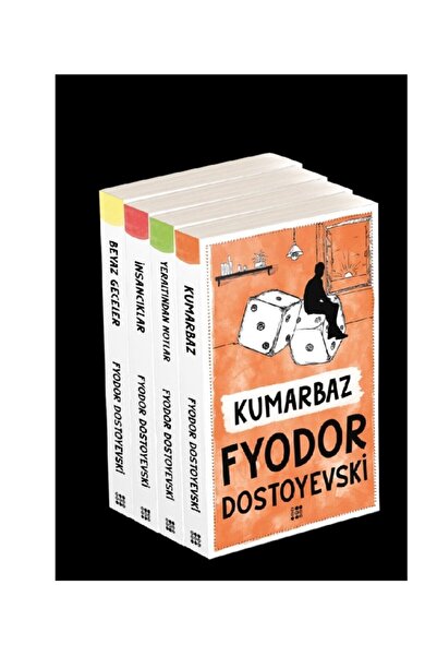dokuzyayinlari Dostoyevski 4'lü Set 4 Kitap Takım