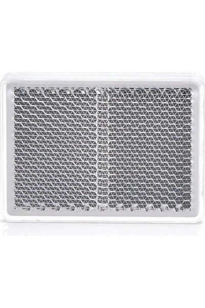 WAS Cat Eye Reflector White Bicycle Motorcycle Truck Vehicle Reflector 55 X 40 Mm