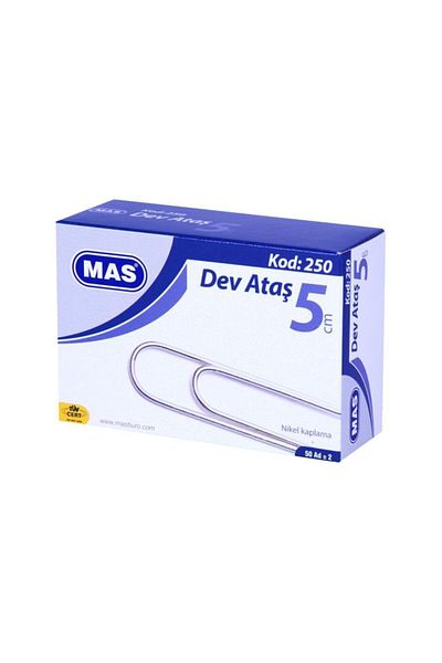 Mas 250 Giant Paper Clips height 5 cm mini Type