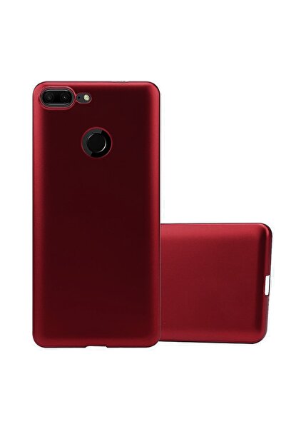 Molly Honor 9 Lite Uyumlu Bordo Mat Silikon Kılıf