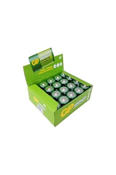 GP Greencel R20 Kalın D Boy Çinko Pil 20 Li Paket 13-2s2