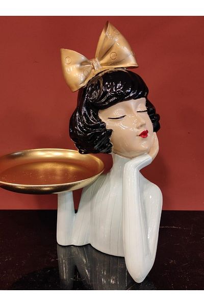 By Ari Ev Dekorasyon Δίσκος Παρουσίασης Κοριτσιού 34 cm-27 cm