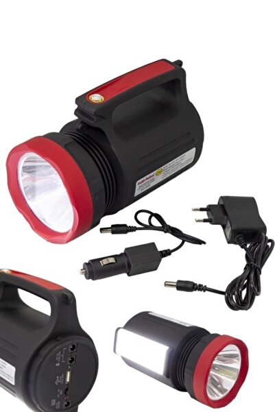 Gold Police Siyah El Feneri Gp-650 2 Km Menzil Yüksek Kalite