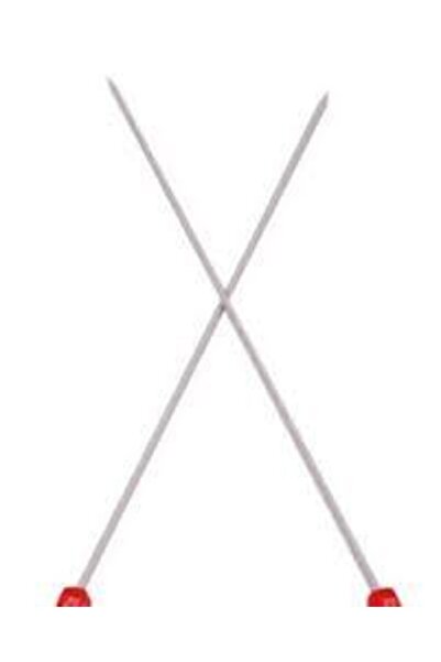 İLGİ TUHAFİYE Plastik Kaplama Örgü Şişi 4 No 35 Cm