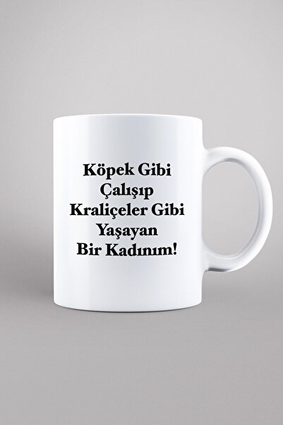 Valyum I am a woman who works like a dog and lives like a queen Mug Bardak