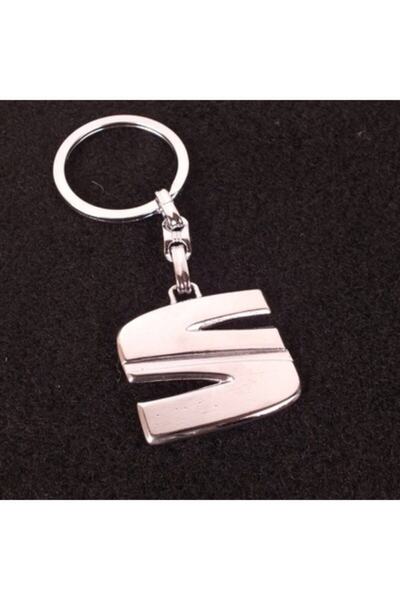 GARDENAUTO سلسلة مفاتيح معدنية كروم ثلاثية الأبعاد من سيات أرونا - سيارة مع م...