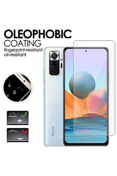 Fibaks Redmi Note 10/10s/11 واقي شاشة زجاج مقسى غير قابل للكسر 9h نانو مرن