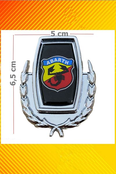 Sedef Abarth Chrome Arma - Cast 1.Pcs