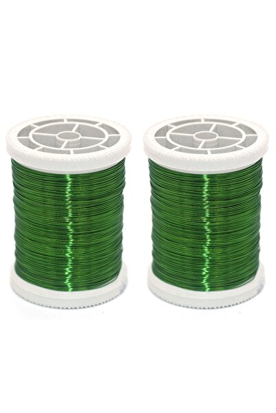 TUĞRA TABLO Bakır Tel ( 2 Adet ) Açık Yeşil 100mt.