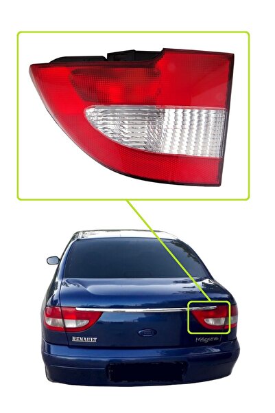 PLEKSAN Renault Megane 1 Sedan 20002003 Stop Lambası Sağ Taraf Bagaj Kapağınd...