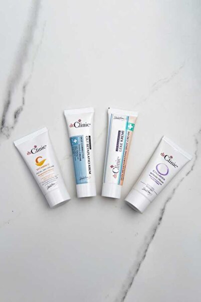 Dr. Clinic 4'lü Cilt Bakım Seti (leke-beyazlatıcı-vitamin-kolajen)