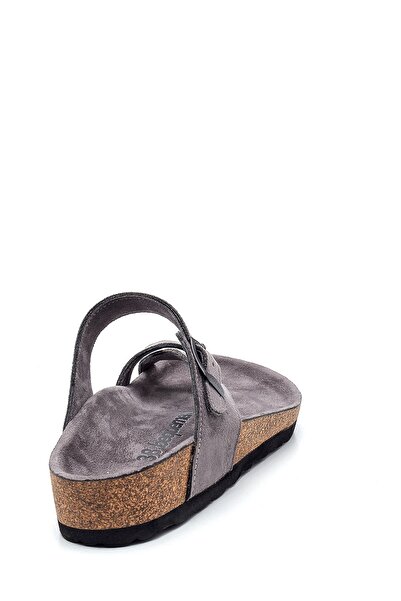 Bequemere Cork Sole Suede Slippers