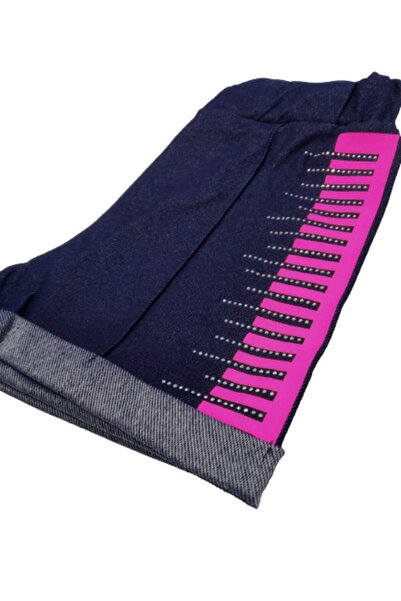 Timi Kids Kız Çocuk Neon Ve Taş Baskılı Kot Şort