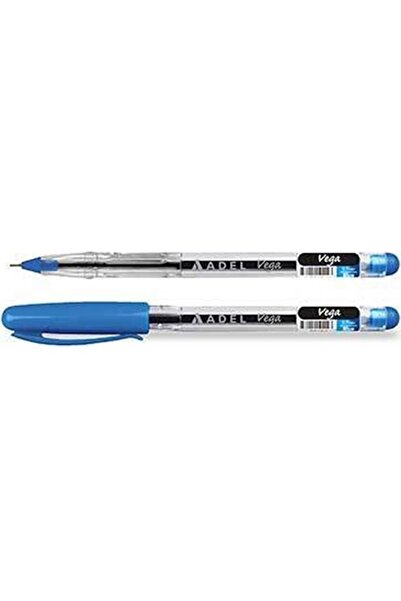 Faber Castell قلم حبر جاف أزرق من Adel Vega 50 قطعة