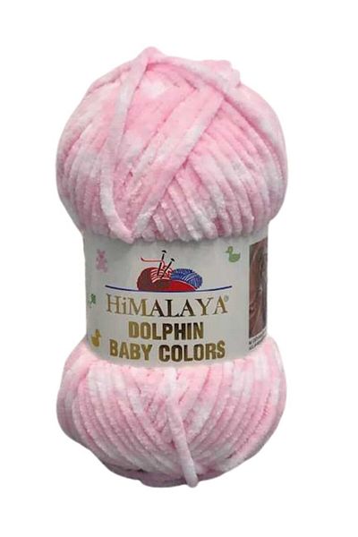 Himalaya Dolphin Baby Colors Velvet Πλεκτό Χέρι Νήμα Χρώμα Νο: 80424