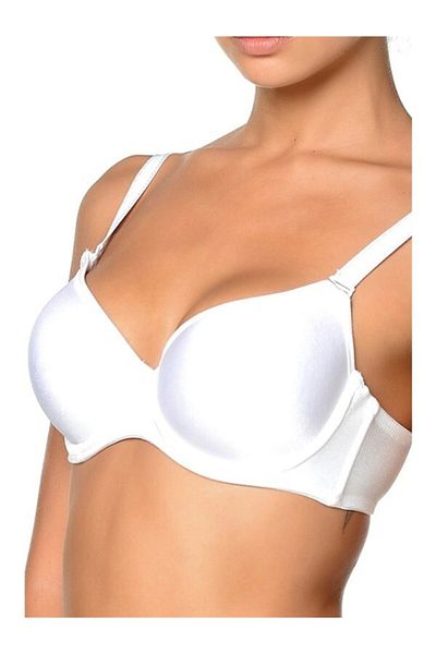 Orkide حمالة صدر Micro Plus Size باللون الأبيض للموسم الجديد (قطعة واحدة اقتصادية)
