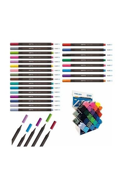 Gıpta Fineliner 0.4 Mm Triangle 24 Colors 576 Pieces K610000