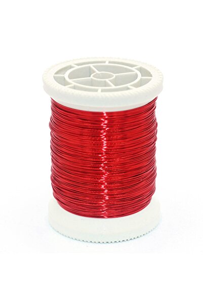 TUĞRA TABLO Bakır Tel Kırmızı Filografi Bakır Tel 50mt