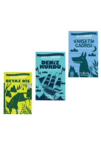 TÜRKİYE İŞ BANKASI KÜLTÜR YAYINLARI Vahşetin Çağrısı Beyaz Diş Deniz Kurdu Ja...