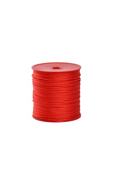 Globe 1.5 Mm Polyester Multi-Purpose Rope - Red - 200 M- Roller