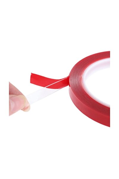 Genel Markalar 1 adet Çift Taraflı Şeffaf Akrilik Silikon Bant S.b 18mm*2mt