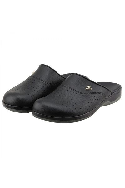 Ceyo Παντόφλες εργασίας καθαρισμού 9844-flex Black Sabo Hospital Cook
