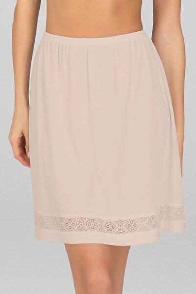 Kom Γυναικεία δαντελένια μίνι φούστα με λεπτομέρειες