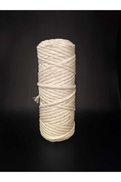 Beyaz Makrome İpi 2 mm 100 mt