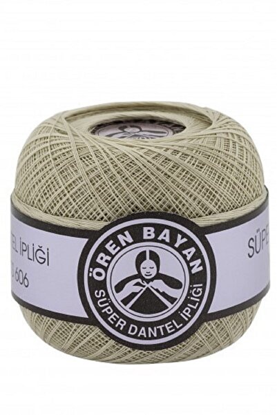 Ören Bayan 70 Numara Dantel Ipliği Süper Merserize Krem