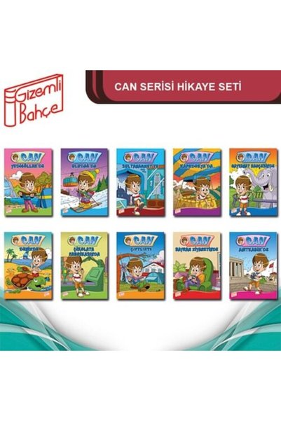 Gizemli Bahçe Yayınları Gizemli Bahçe Can Serisi Storybook Set 1St Grade