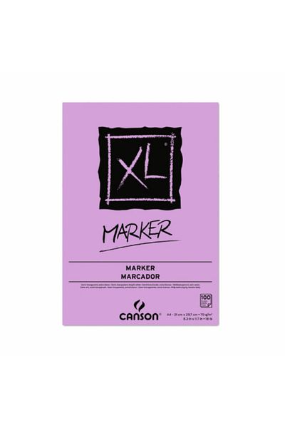 Canson Xl Marker 70gr100pA4 Drawing Notebook